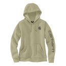 Carhartt Logo Sleeve Graphic ladies sweatshirt dried clay