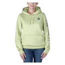 Carhartt Logo Sleeve Graphic ladies sweatshirt dried clay