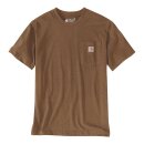 Carhartt K87 Pocket S/S t-shirt oiled walnut heather