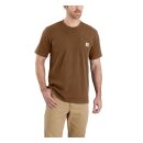 Carhartt K87 Pocket S/S t-shirt oiled walnut heather