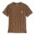 Carhartt K87 Pocket S/S t-shirt oiled walnut heather