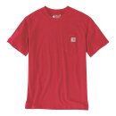 Carhartt K87 Pocket S/S t-shirt fire red heather