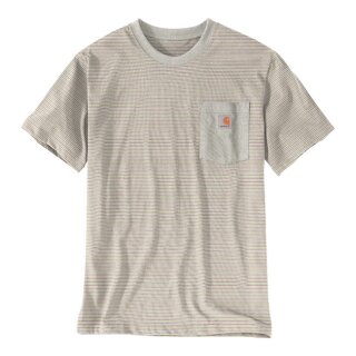 Carhartt Relaxed S/S Pocket Stripe t-shirt malt/apple butter