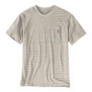 Carhartt Relaxed S/S Pocket Stripe t-shirt malt/apple butter