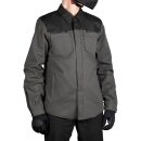 ICON Upstate Canvas CE™ Motorrad Jacke mit EN Protektoren grau