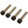 Front Fender Screw Kits Satin Black Powder Coated
