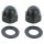 Mirror Nuts Kit Satin Black Powder Coated