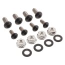 Front Fender Screw Kits Gloss Black Powder Coated