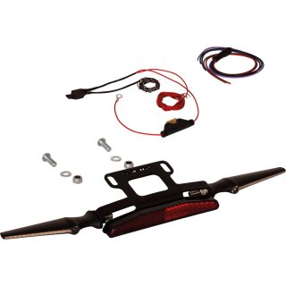 Rear Jetstream Turn Signal Bracket without Turn Signals for Sportster S Turn Signals not included Satin Black Powder Coated