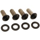 Front Fender Screw Kits Gloss Black Powder Coated