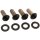 Front Fender Screw Kits Gloss Black Powder Coated