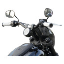 Clubstyle Riser Kit Height: 9", For 1 1/4" Handlebar, Round Instrument Black Satin
