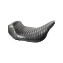 Sprocket Pleated Stitch Seat Black Vinyl