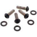 Front Fender Screw Kits Gloss Black Powder Coated