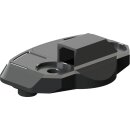 Reduced Reach Club Style Riser Relocation Plate Black Anodized