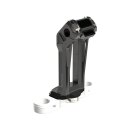 Reduced Reach Club Style Riser Relocation Plate Black Anodized