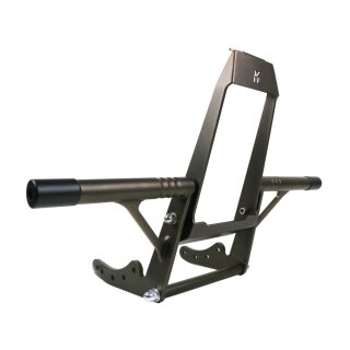 Club Style Engine Guard for M8 Softail with Oil Cooler Protection Bronze Powder Coated