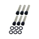 Transmission Top Cover Screw Kit Satin Black Powder Coated