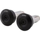 Bar End Weights Dot Blast Black Satin Aluminium