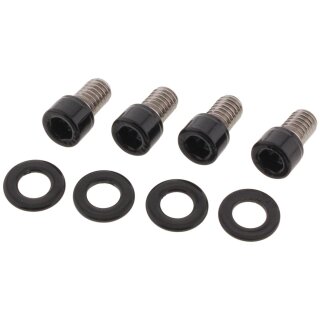 Front Fender Screw Kits Gloss Black Powder Coated