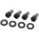 Front Fender Screw Kits Gloss Black Powder Coated