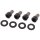 Front Fender Screw Kits Gloss Black Powder Coated