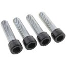 Footrest Screw Kits Gloss Black Powder Coated