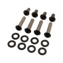 Front Fender Screw Kits Satin Black Powder Coated