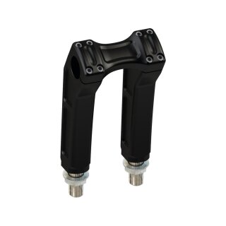 Clubstyle Riser Kit Height: 7", For 1 1/4" Handlebar, No Instrument Black Satin