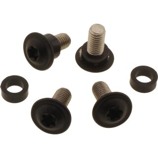 Belt Cover Screw Kit Satin Black Powder Coated
