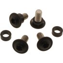 Belt Cover Screw Kit Satin Black Powder Coated