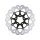 Colored Disc Wave DF FLW Floating Brake Disc Anodized Inner Aluminium Carrier Black Cut 11,5" Front