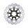Colored Disc Wave DF FLW Floating Brake Disc Anodized Inner Aluminium Carrier Black Cut 11,5" Rear
