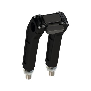 Clubstyle Riser Kit Height: 7", For 1 1/4" Handlebar, Digital Instrument Black Satin