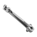 Straight Kick Arm Stainless Steel Polished