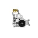 6-into-4 70-Early 84 Complete Transmission with Ear, Standard Shift Pattern Black Case, Mechanical Kicker Cover, Bearing Doors and Top Covers Aluminium Polished Cable Clutch