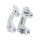 13" Rotor Axial Brake Caliper Adapter For 330mm (13") rotors Aluminium Polished Dual Disc