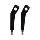 Clubstyle Riser Kit Height: 9", For 1" Handlebar, No Instrument Black Satin