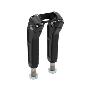 Clubstyle Riser Kit Height: 7", For 1" Handlebar, Digital Instrument Black Satin