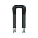 Clubstyle Riser Kit Height: 7", For 1" Handlebar, Digital Instrument Black Satin