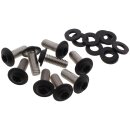 Chin Fairing Screw Kit Satin Black Powder Coated