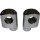 Custom Offset Risers For 1 1/4" Handlebar, 2.25" Rise Chrome