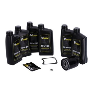 MCS, Big Oil service kit. Mineral. Black filter FL Touring 99-06