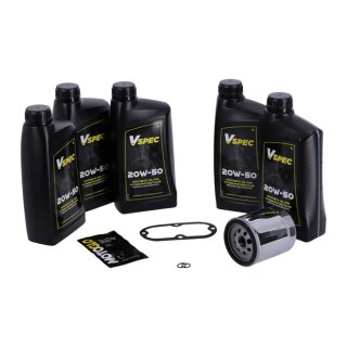 MCS, Big Oil service kit. Full synthetic. Chrome filter