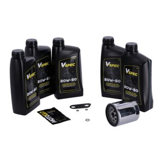 MCS, Big Oil service kit. Full synthetic. Chrome filter