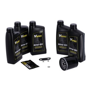 MCS, Big Oil service kit. Full synthetic. Black filter