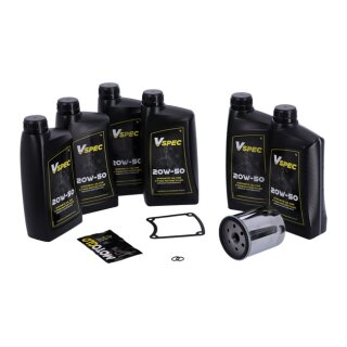 MCS, Big Oil service kit. Full synthetic. Chrome filter
