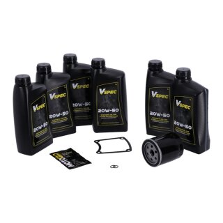 MCS, Big Oil service kit. Full synthetic. Black filter