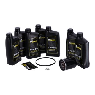 MCS, Big Oil service kit. Full synthetic. Black filter