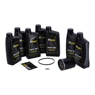 MCS, Big Oil service kit. Full synthetic. Black filter